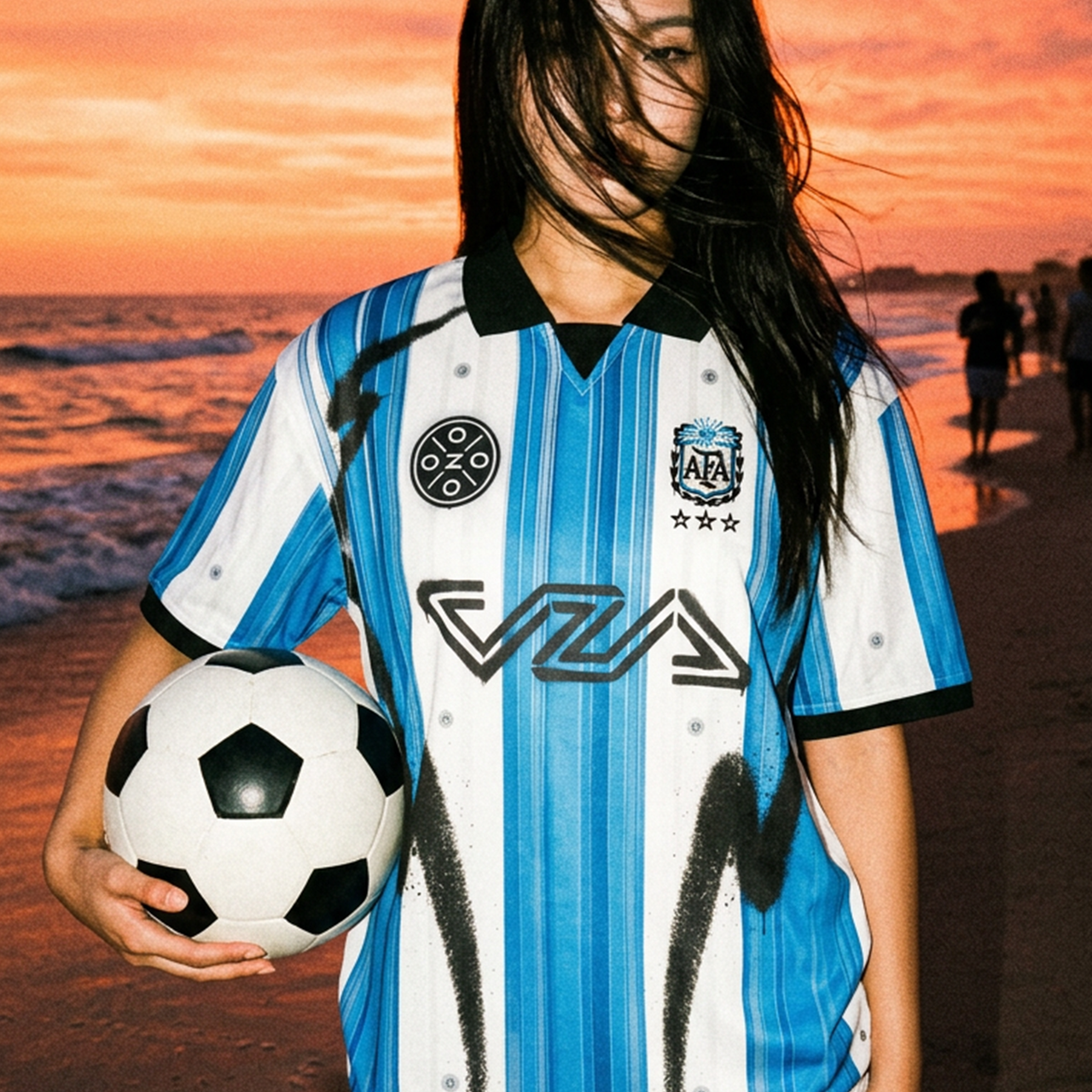OZO x Argentina G.O.A.T Football Jersey