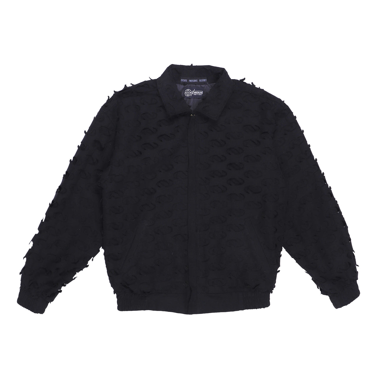 Ozo Shuriken Logo Jacket, front view on a white background