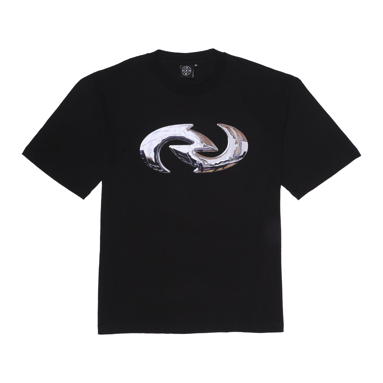 Ozo Shuriken Logo T-shirt, front view on a white background