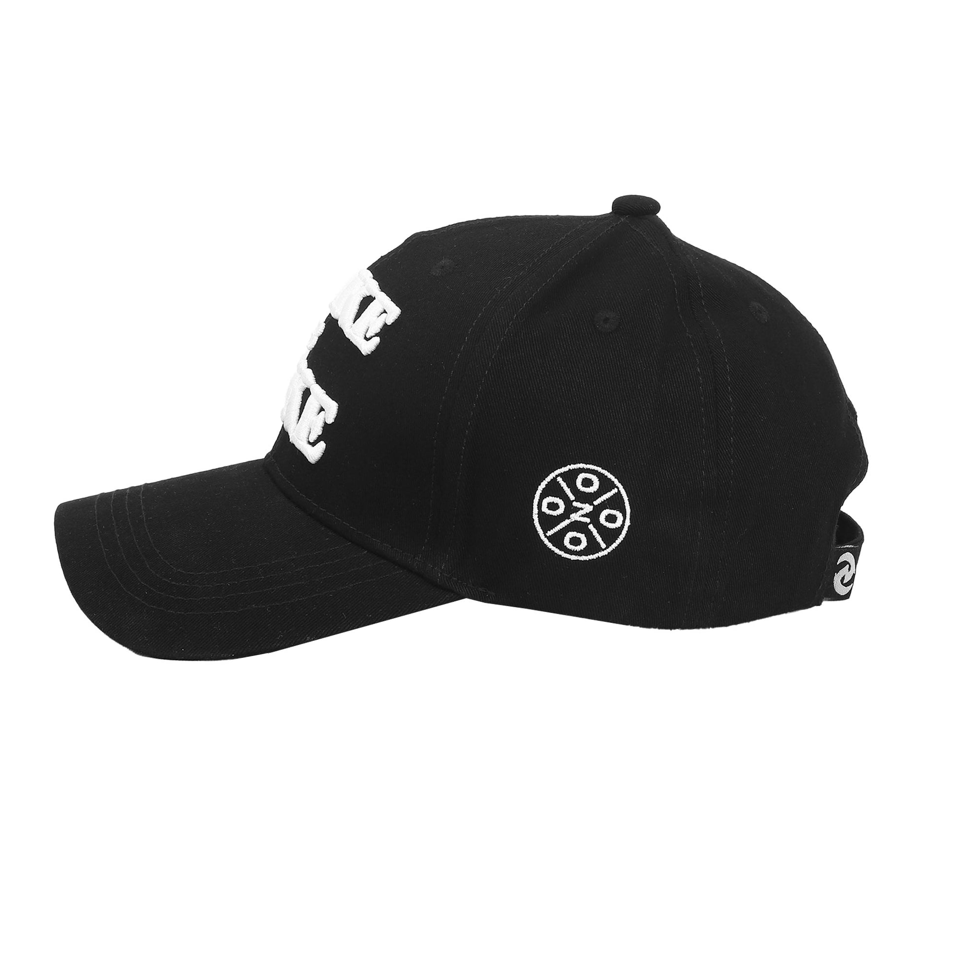 Ozo 'Wake and Fake' cap, side view on a white background