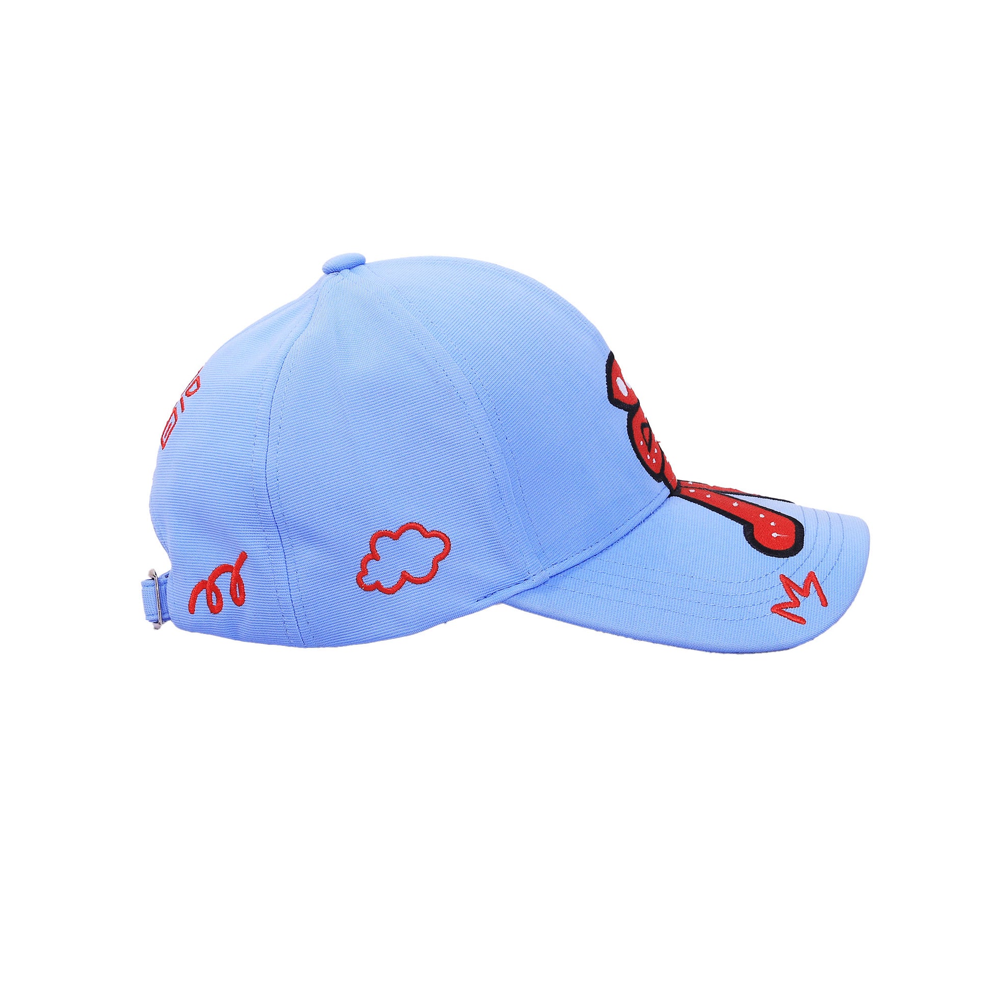 Ozo 'Sage' cap, side view on a white background