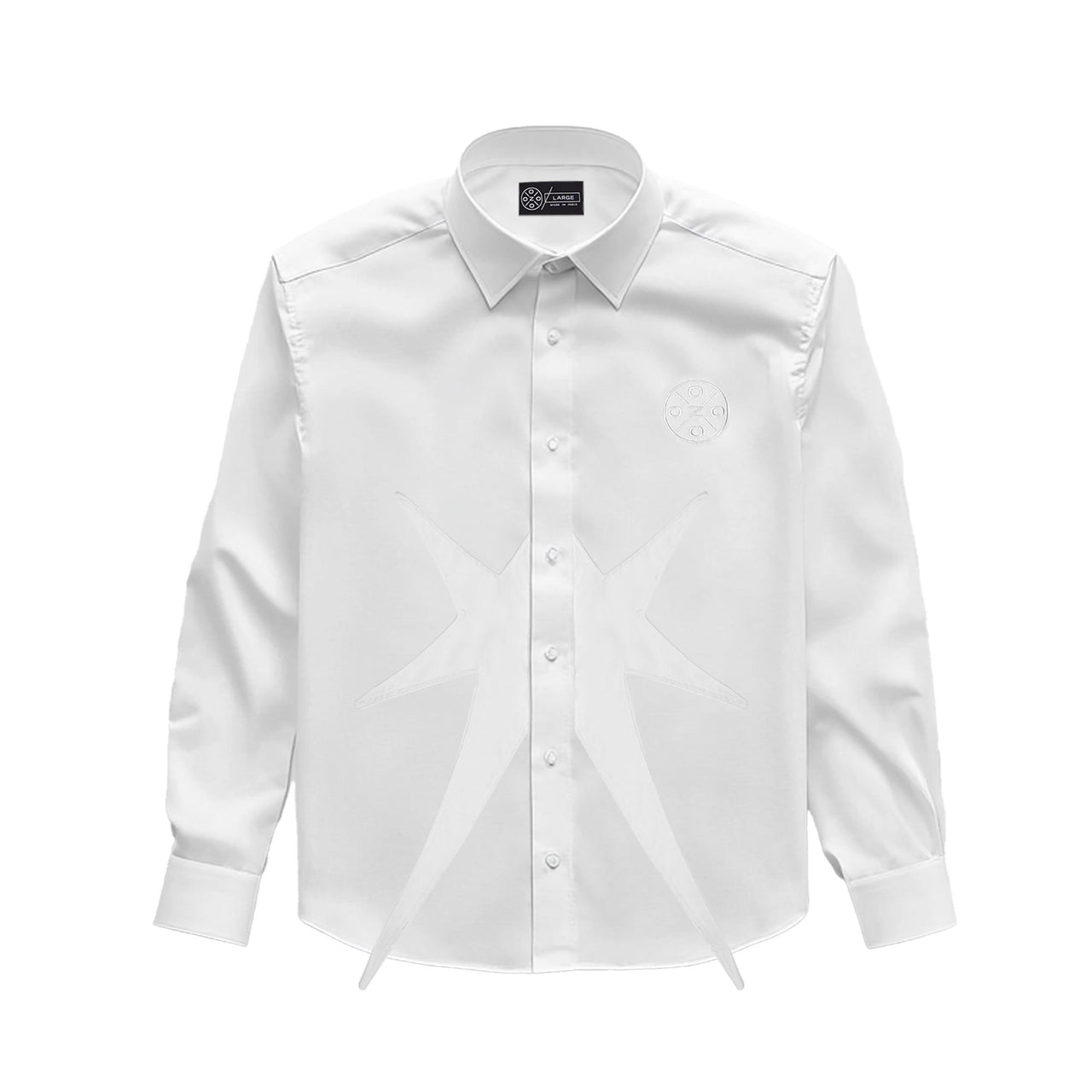 Ozo t-shirt with 'Create Preserve Destroy' design, front view on a white background