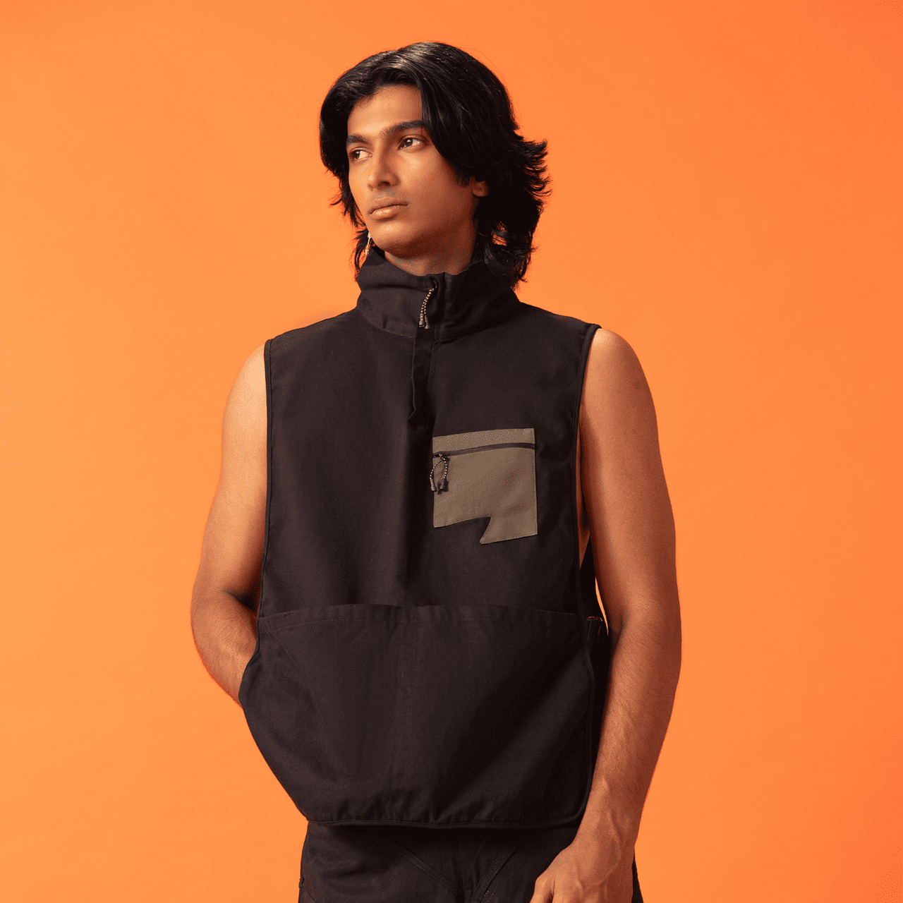 Ozo Shuriken Utility Jacket, front view on a white background