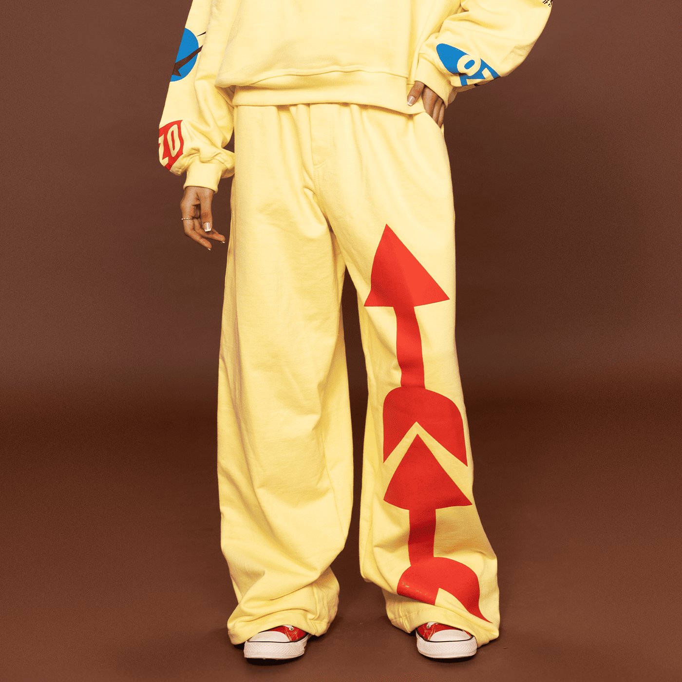 Ozo standard pants, front view on a white background