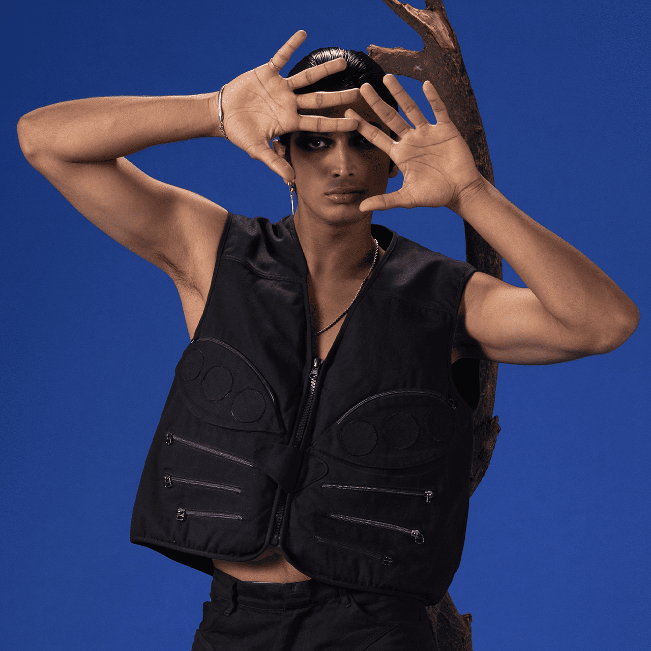 Ozo 'Panthera Utility' jacket, front view on a white background